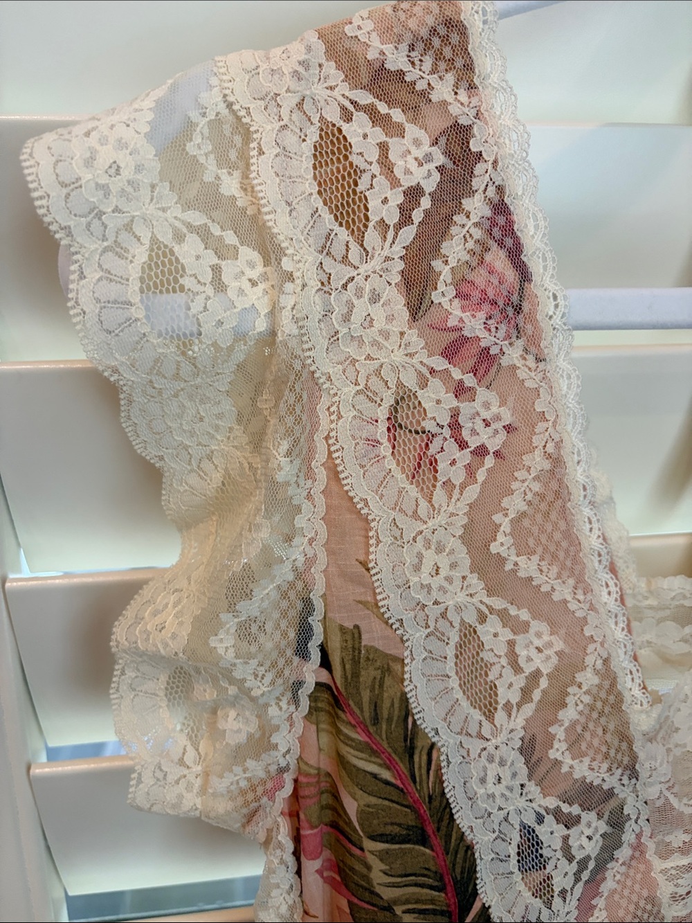 Zimmermann Lace Trim Pink Peach Slip - Picture 4 of 9